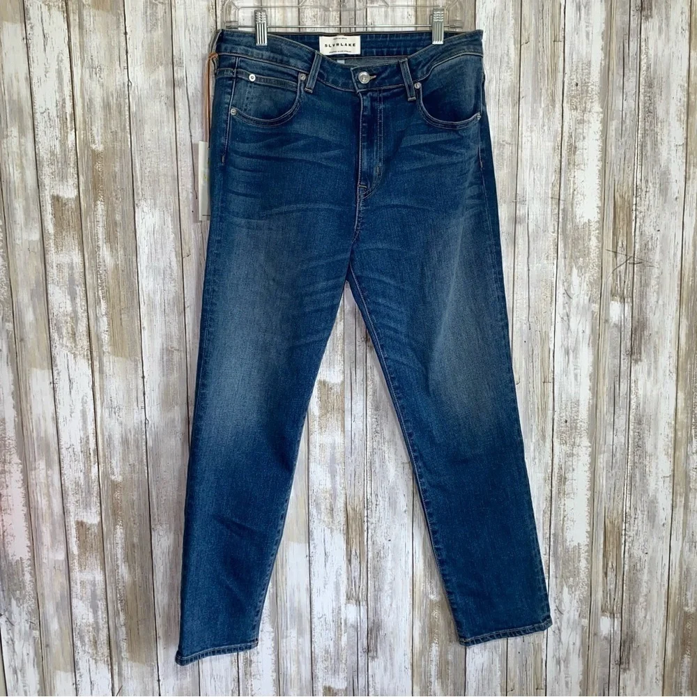 NWT SLVRLAKE Lou Lou Skinny Jeans Jacksonville Wash High Rise Premium Denim 32 - Picture 3 of 10